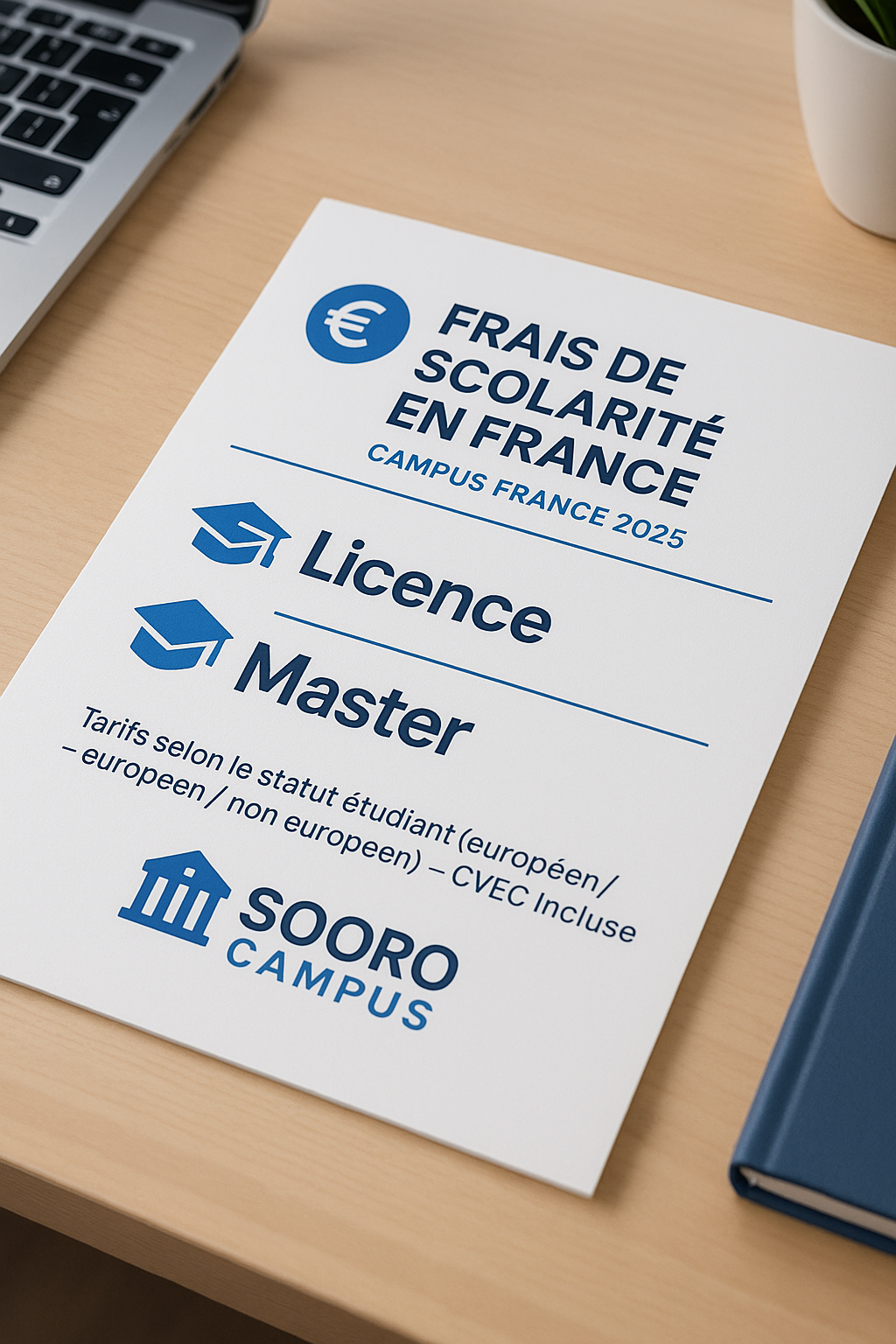 Frais de scolarité & modalités de paiement