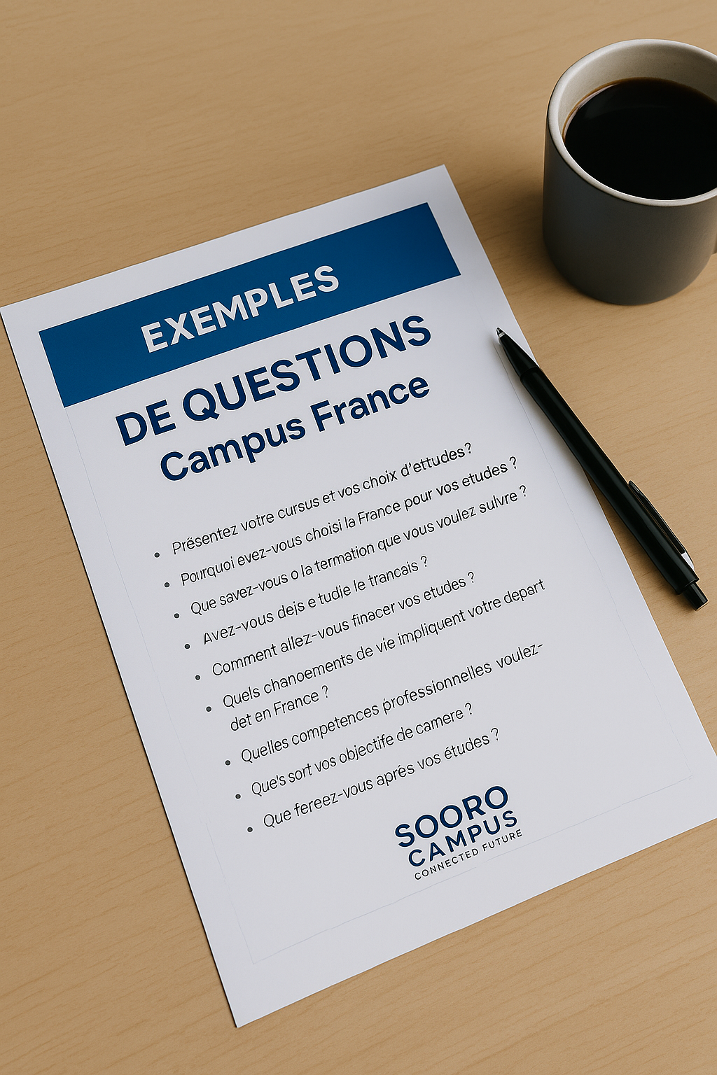 Prépare ton entretien Campus France comme un pro